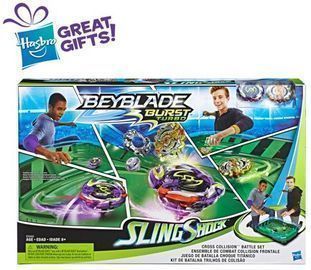 Beyblade Burst Turbo Slingshock Cross Collision Battle Set