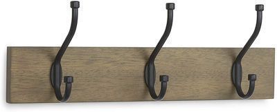 AmazonBasics Wall Mounted Standard Coat Rack 2-Pack