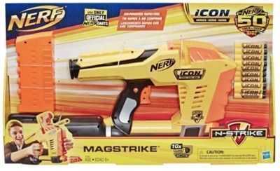 NERF ICON Series Magstrike AS 10 Blaster + 30-Dart Refill
