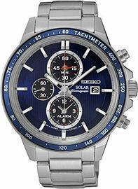 Seiko Men's Solar Chronograph Quartz 100m Watch (2 Styles)