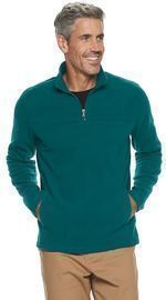 Men's Croft & Barrow Arctic Fleece Quarter-Zip Sweater
