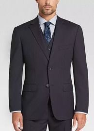 Awearness Kenneth Cole Men's Slim Fit Vested Suit