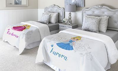 Personalized 25x20 Princess Blanket