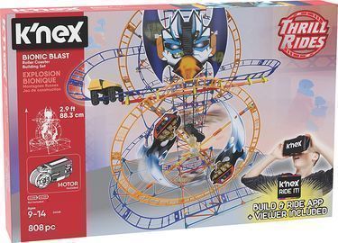 K'NEX Thrill Rides Bionic Blast Roller Coaster Building Set