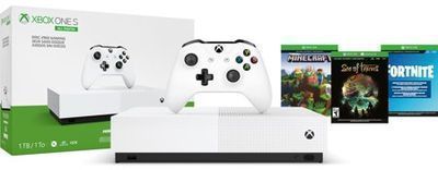 Microsoft Xbox One S 1TB All Digital Edition 3 Game Bundle