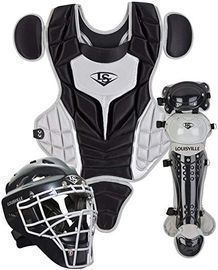 Louisville Slugger Youth PG Series 5 Catchers Set, Blk/Gry