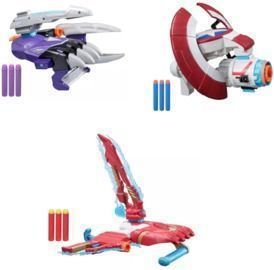 3x Marvel Avengers Nerf Guns