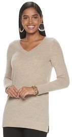 Women's Apt. 9 Cashmere V-neck Sweater
