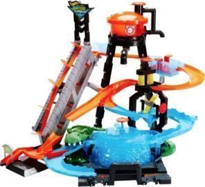 Hot Wheels City Ultimate Gator Car Wash Play Set