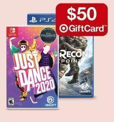 Select Video Games: Buy 2, Get $50 Gift Card