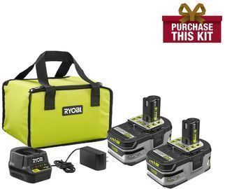 Ryobi 18-Volt ONE+ LITHIUM+ HP 3.0 Ah Battery Kit w/ Charger