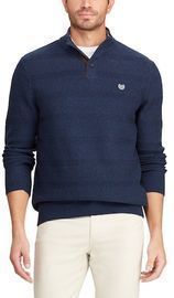 Men's Chaps Classic-Fit Button-Mock Sweater