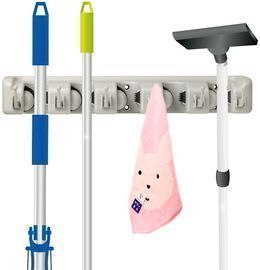 Better Quality 5-Position Mop and Broom Holder