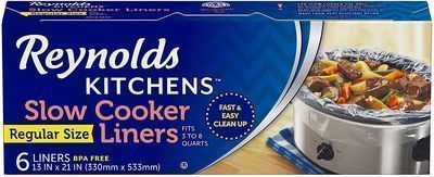 Reynolds Kitchens Premium Slow Cooker Liners, 6 Count