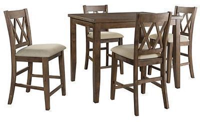 Oliver 5-Piece Counter-Height Dining Set by Home Meridian