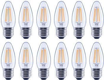 EcoSmart 40W Equivalent B11 Vintage Style LED Bulb, 12pk