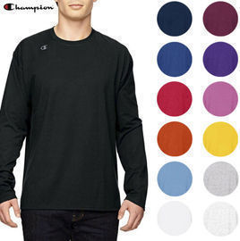 Champion Men's T390 Long Sleeve Logo Tee (Various Colors)