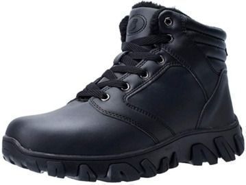 Barerun Men's Fur-Lined Hiking Boots