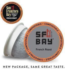 SF Bay Coffee French Roast 80ct. Dark Roast K-Cup Pods