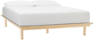 Banwick Natural Finish Queen Platform Bed