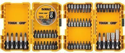DEWALT Tough Grip 70pc. Steel Hex Shank Screwdriver Bit Set