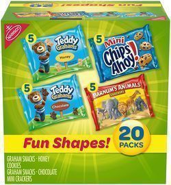 Nabisco Fun Shapes Cookie & Cracker Mix, 20ct Variety Pack