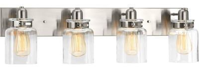 Progress Lighting Calhoun 4-Light Nickel Vanity Light