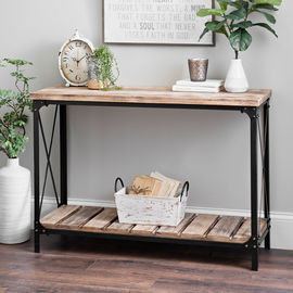Heather Wood Pallet Console Table