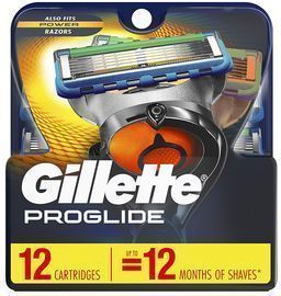 Gillette Fusion5 ProGlide Men's Razor Blades - 12 Refills