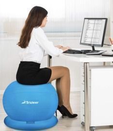 Ball Chair - Exercise Stability Yoga Ball with Base