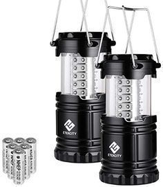 Etekcity LED Collapsible Flashlight Portable Lamp, 2 Pack