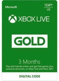 Xbox LIVE 3 Month Gold Membership US (Digital Code)