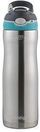 Contigo 20oz Stainless Steel Water Bottle, Stainless/Scuba