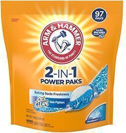 Arm & Hammer 2-IN-1 Laundry Detergent Power Paks, 97 Count