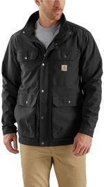 Carhartt Men's Extra Large Black Nylon Utility Coat