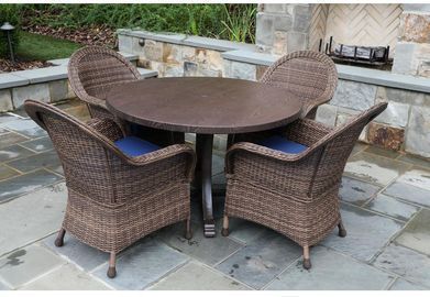 Woodington 5-Piece Wicker Outdoor Dining Set