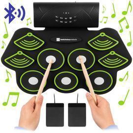 9 Pad Roll Up Bluetooth Electric Drum Set