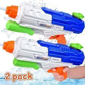 MOMOTOYS Super Water 1250CC High Capacity Squirt Guns, 2pk