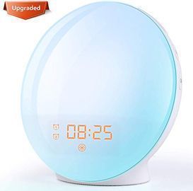 Wake Up Light Alarm Clock with Sunrise/Sunset Simulation