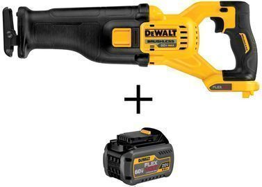 DeWALT FLEXVOLT MAX Li-Ion Reciprocating Saw w/ 60V Battery