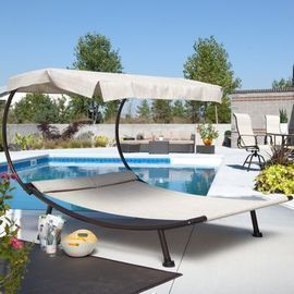 Coral Coast Del Rey Double Chaise Lounge w/ Canopy
