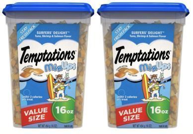 Temptations MixUps Crunchy and Soft Cat Treats x 2