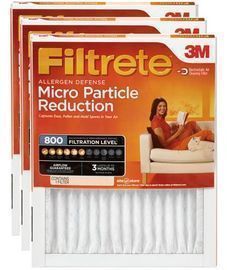 3M Filtrete Allergen Defense HVAC Filter 3-Pack