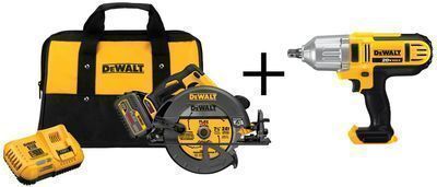 DeWalt Flexvolt 60-Volt MAX Lithium-Ion Saw + Impact Wrench