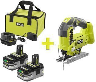 RYOBI 18-Volt ONE+ LITHIUM+ HP 3.0 Ah Battery Kit w/ Jigsaw