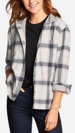 Stine's Favorite Flannel Hoodie Shirt Jacket