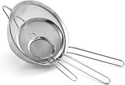 Cuisinart CTG-00-3MS Set of 3 Fine Mesh Stainless Steel Strainers