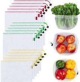 Ecowaare Set of 15 Reusable Mesh Produce Bags