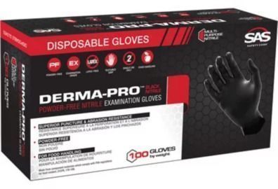 SAS Dermapro Nitrile Powder-Free Disposable Gloves 50-Pack