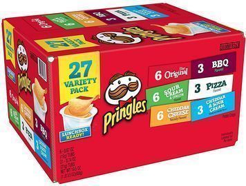 Pringles Snack Stacks Potato Crisps Chips 27-Pack